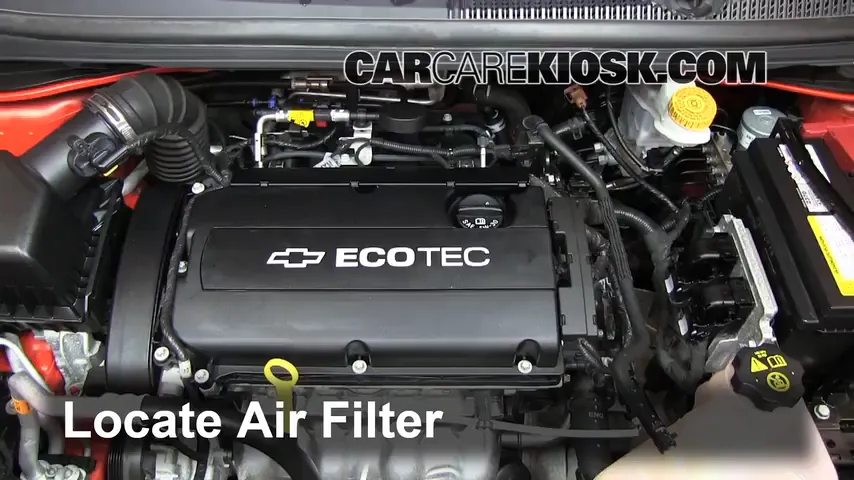2012 Chevrolet Sonic LT 1.8L 4 Cyl. Sedan Air Filter (Engine)
